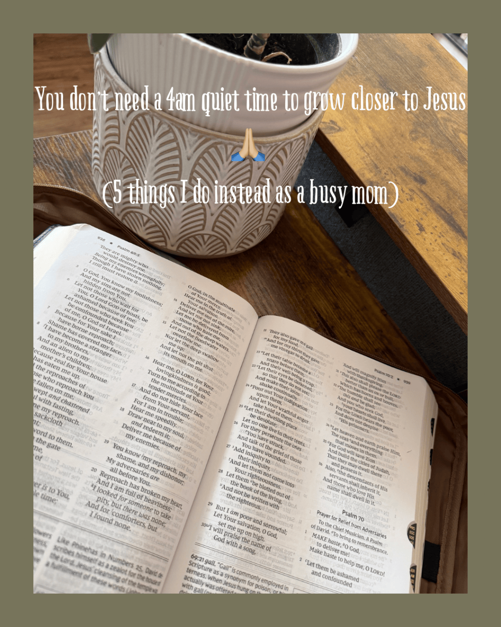5 Ways Busy Moms Can Grow Closer to Jesus (Without a 4am Wake-up&nbsp;Call)